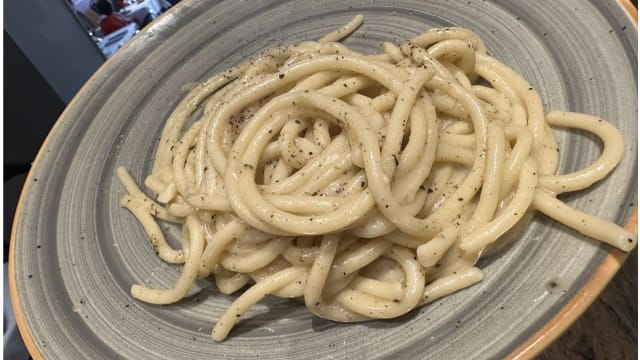 Pici cacio e pepe  - Ristorante Il David, Florence