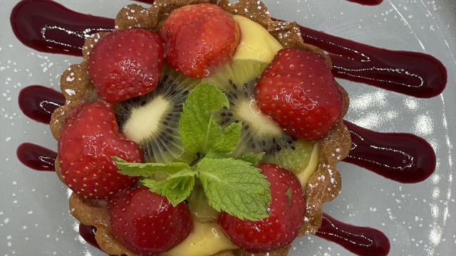 Tartelette aux fraises - L'Orangerie M&K, Puteaux