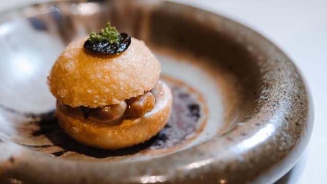 Tartare di branzino e scalogno - Glam di Enrico Bartolini, Venice