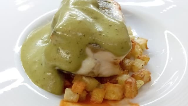 Millefoglie di branzino alla norma  - Al Duomo, Taormina