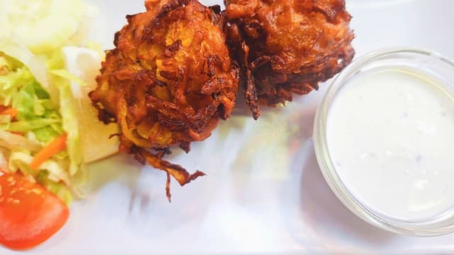 Onion bhaji - Bapary Center, Barcelona