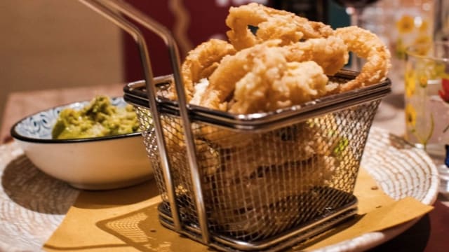 Calamari e salvia fritti - Garbo - Osteria Toscana, Florence