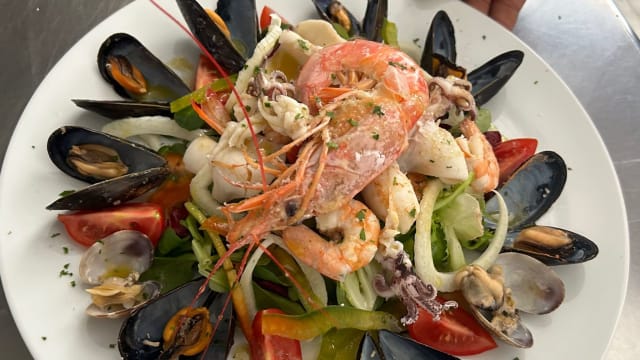 Insalata di mare calda - Osteria del Pesce, Viareggio