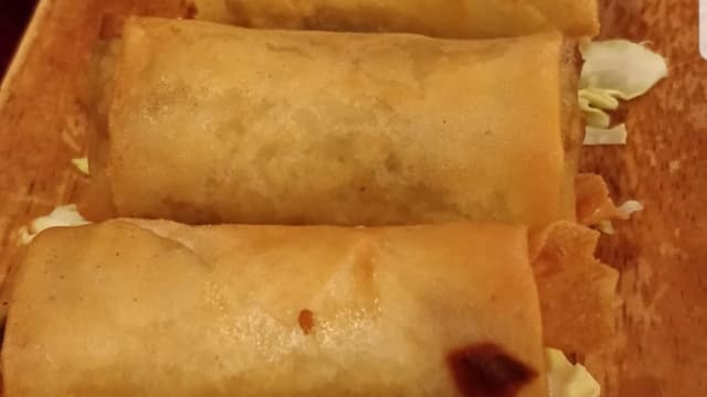 Poh pia (rollitos de primavera Thai) - Bualuang Thai, Torredembarra