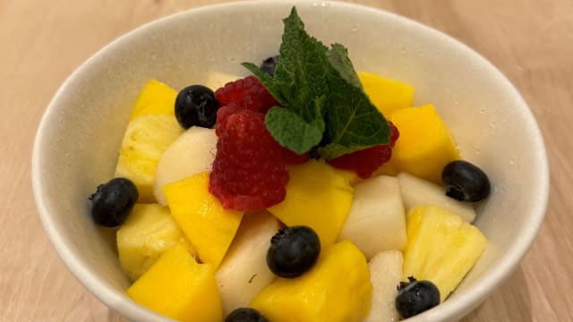 Ensalada de frutas - Chez Poppy, Barcelona