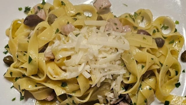 Tagliatelle fresche alla nostromo - L'Arina del Sante, Peschiera Del Garda