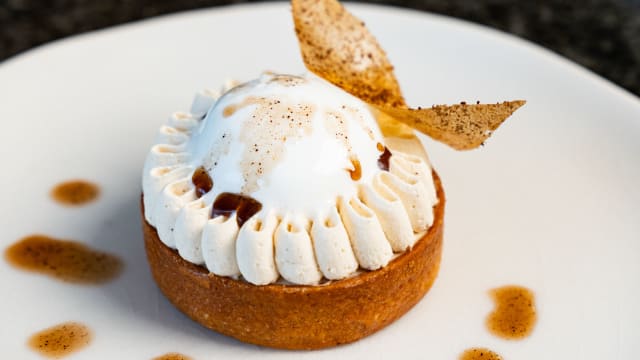 Cappuccino tartlet, Brazilian coffee and milk mousse - Le Bellevue