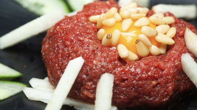 Tartare boeuf - Kim’s spoon, Paris