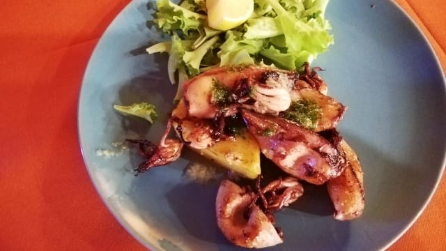 Calamari alla Griglia - Trattoria  Alla Vecia Pescheria