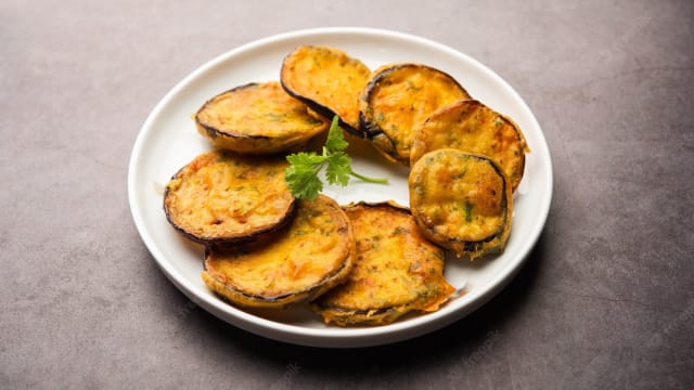 Berenjena Pakora - Indian Flavour, Madrid