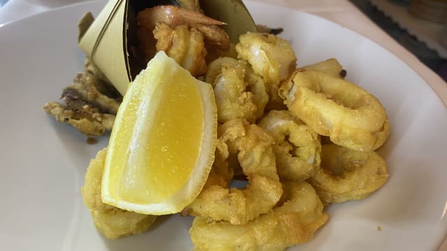 Il cono di mare "fritto di pesce" - Mistral, Vinovo