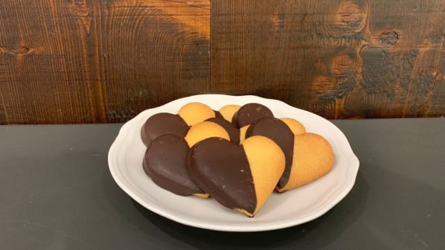 Cuoricini al cioccolato fondente - Forno Garbo - Pistoia, Pistoia