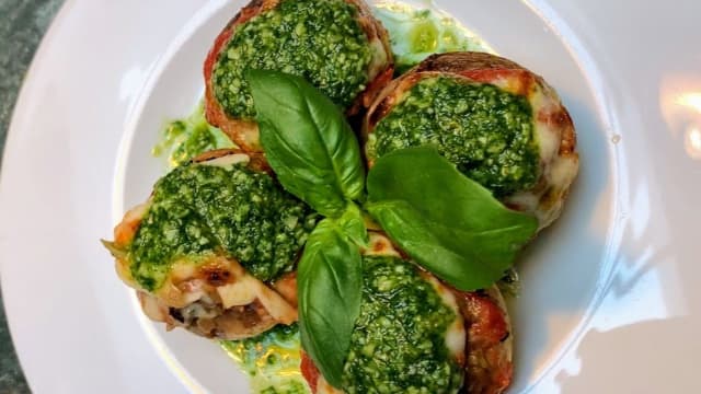 Funghi ripieni con panchetta - BuonaPizza