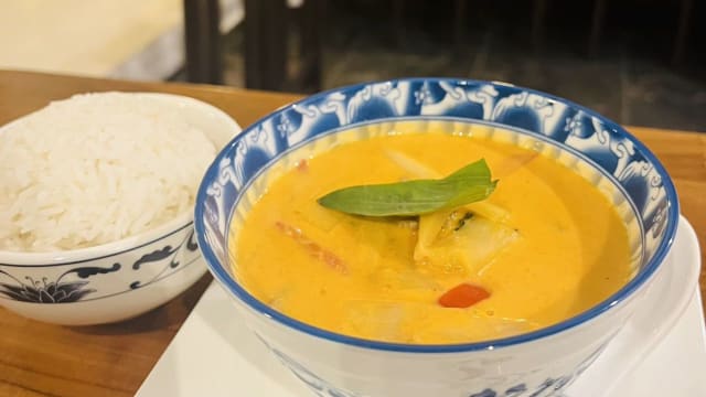 Poulet au curry rouge - Cheng Thai, Vincennes