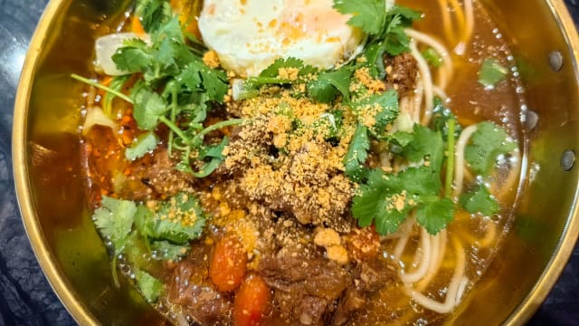 Soupe de nouilles au bœuf  - Noodle Food, Paris