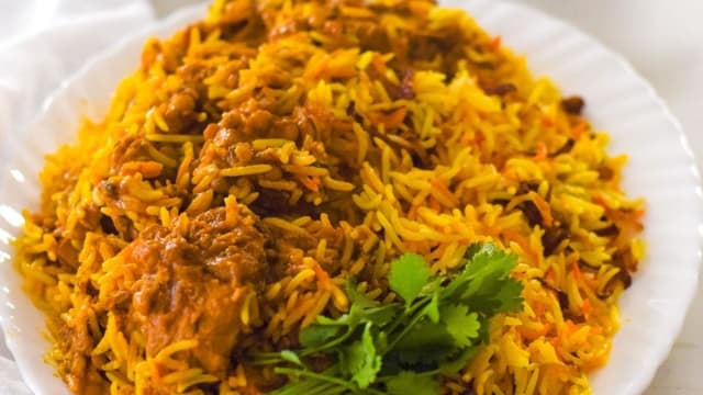 Lamb biriyani - Ganeshay | Cocina Hindú