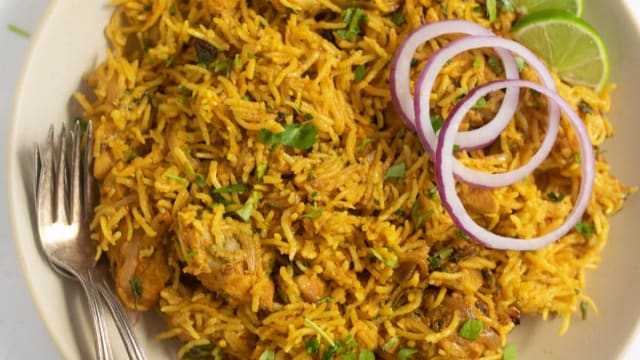 Chicken biriyani - Ganeshay | Cocina Hindú