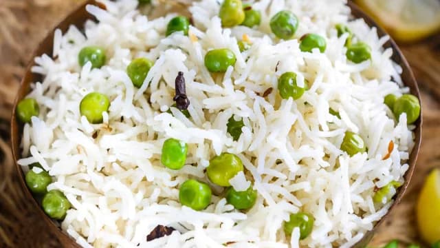 Mutter rice - Ganeshay | Cocina Hindú