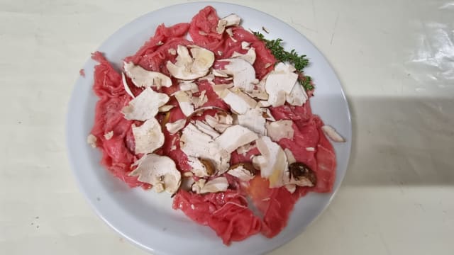 Carpaccio ai funghi e porcini  - Antenna dal Morino