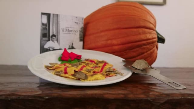 Ravioli di zucca al tartufo/porcini - Antenna dal Morino