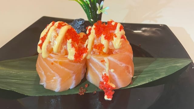 Gunkan spicy salmone 4pz - Sushi Subito, Florence