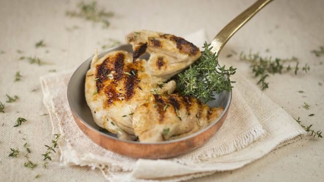 Tagliata di pollo con contorno - Contadinostrano, Mantova