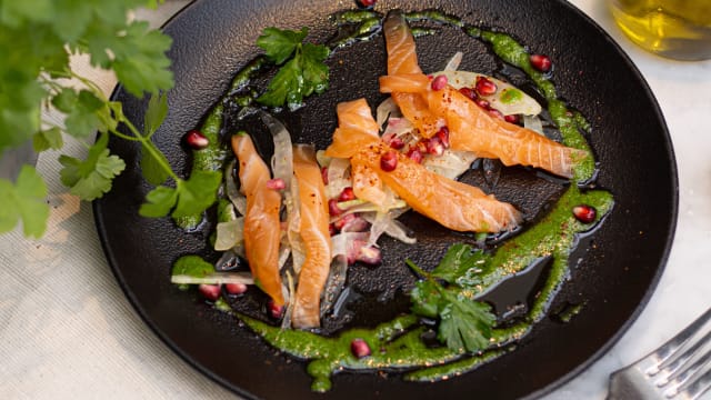 Saumon gravlax, fenouil croquant - L'Atelier - Brasserie Maison