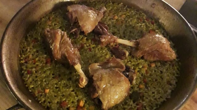 ARROZ DE CONFIT DE PATO ESTILO PERUANO - La cresta bcn