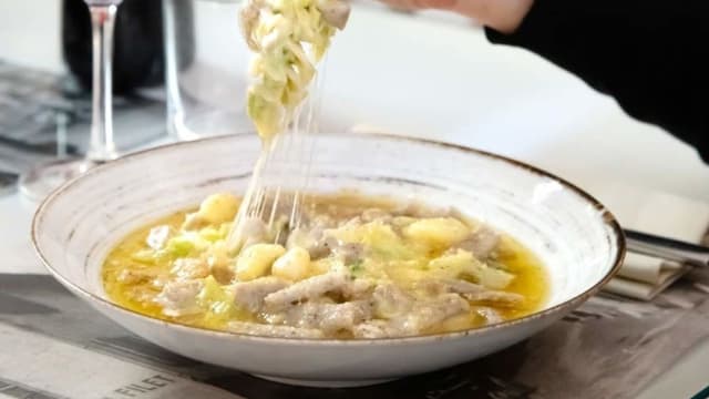 Pizzoccheri fatti a mano con formaggi a latte crudo e burro di montagna ad una sola centrifuga - Filet osteria, Lecco