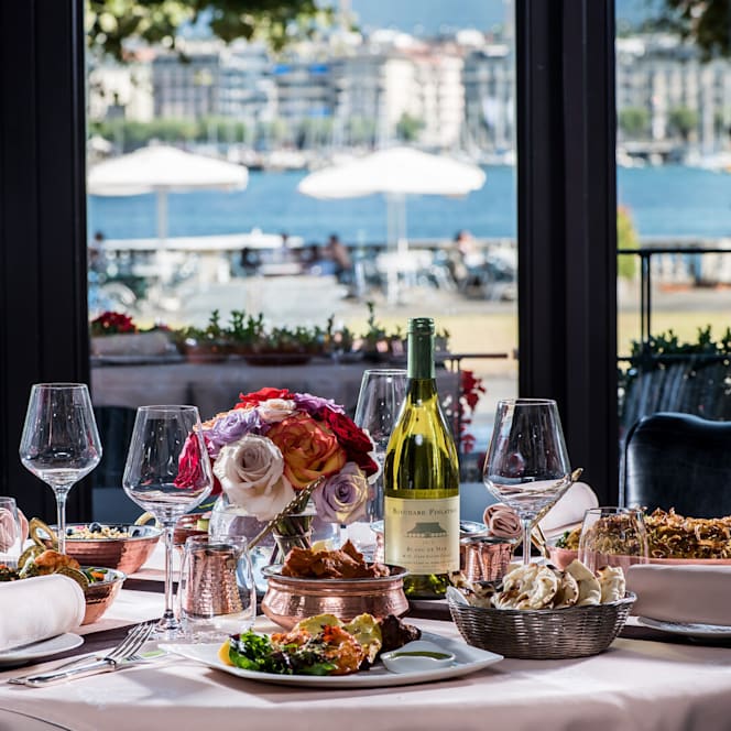 Windows Restaurant at Hotel d'Angleterre - 2