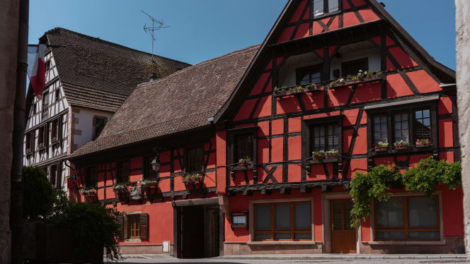 Manique de Cuisine Coeur brodé motifs Coeurs à Obernai