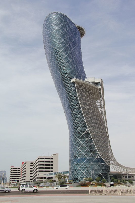 Capital Gate Tower by RMJM Architects