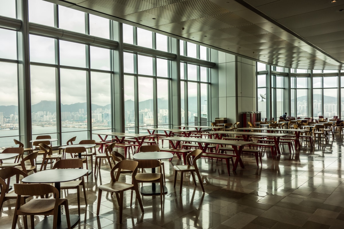 One Island East tower Sky Lobby