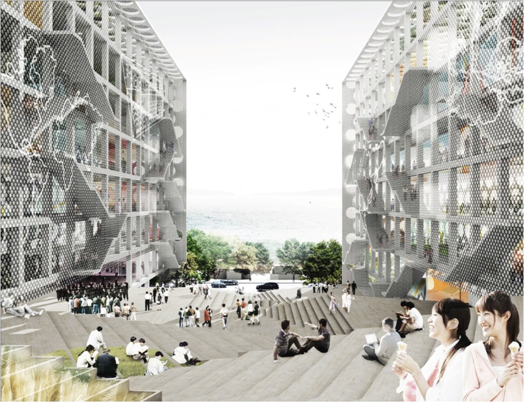 Chu Hai College Campus proposal by OMA