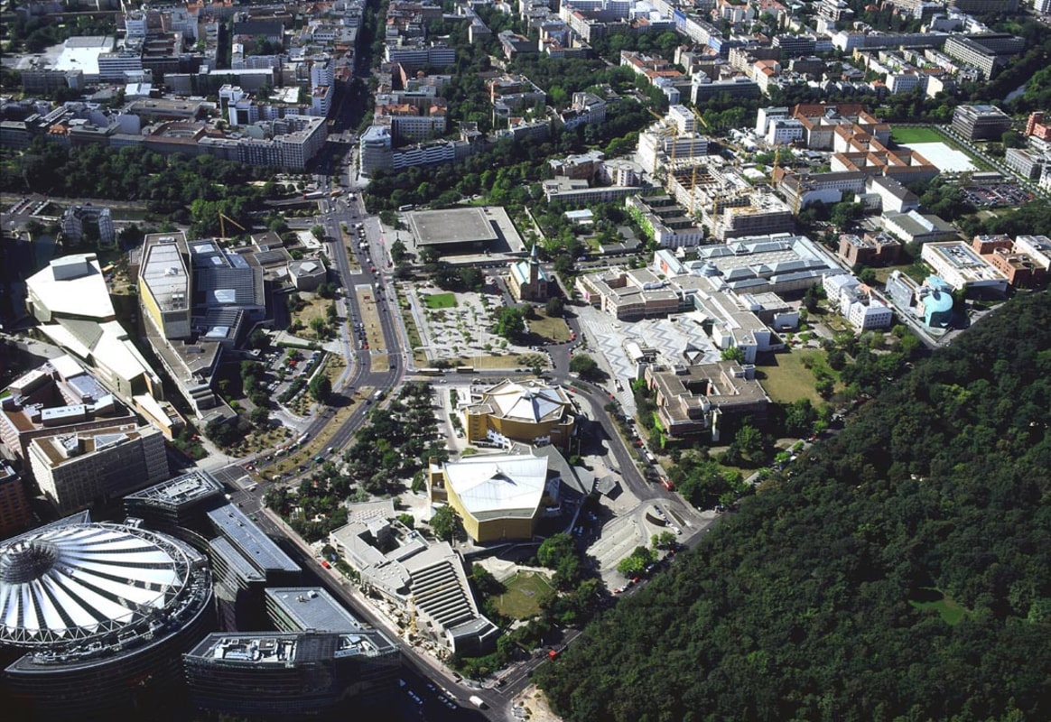 Aerial view of the Kulturforum