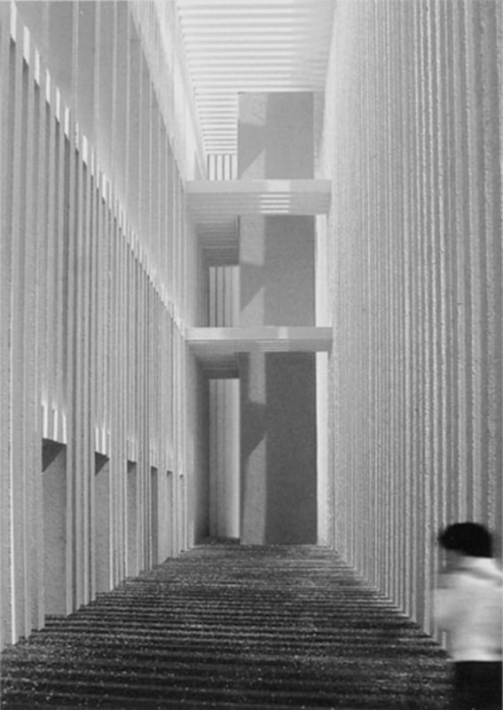 Interior spaces of Zumthor’s design