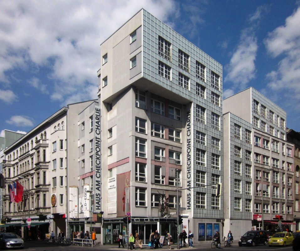 Peter Eisenman’s building at Checkpoint Charlie