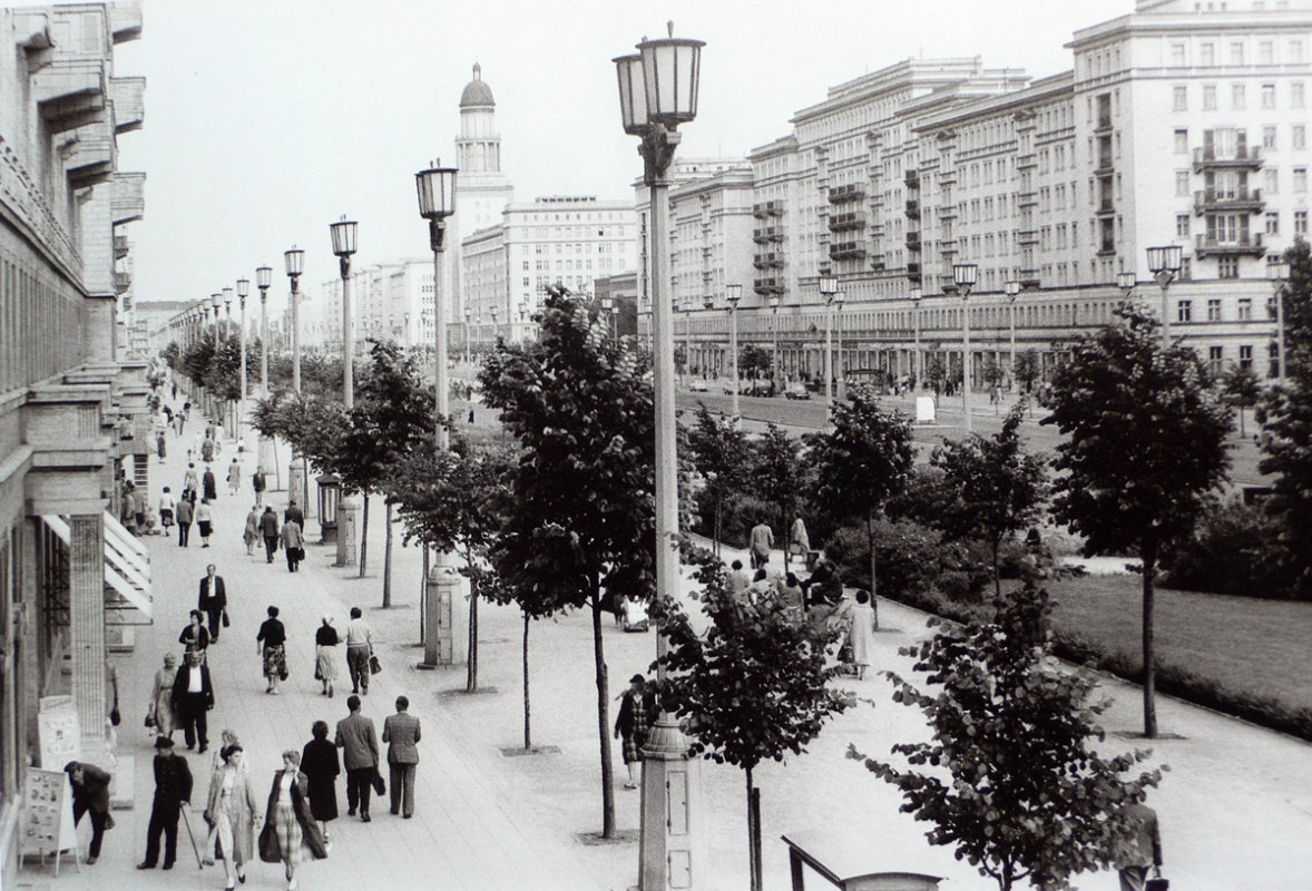Karl-Marx Allee in the 70s