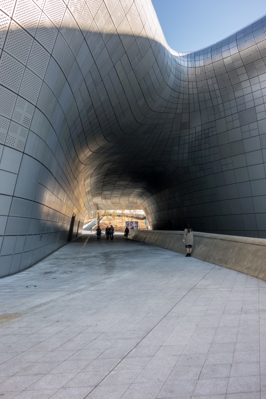 Dongdaemun Design Plaza - One of the many passages through the building