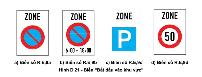 Hệ thống biển zone gồm những loại nào? Ý nghĩa biển báo ZONE 60 là gì? Hệ thống biển zone gồm những loại nào? Ý nghĩa biển báo ZONE 60 là gì?