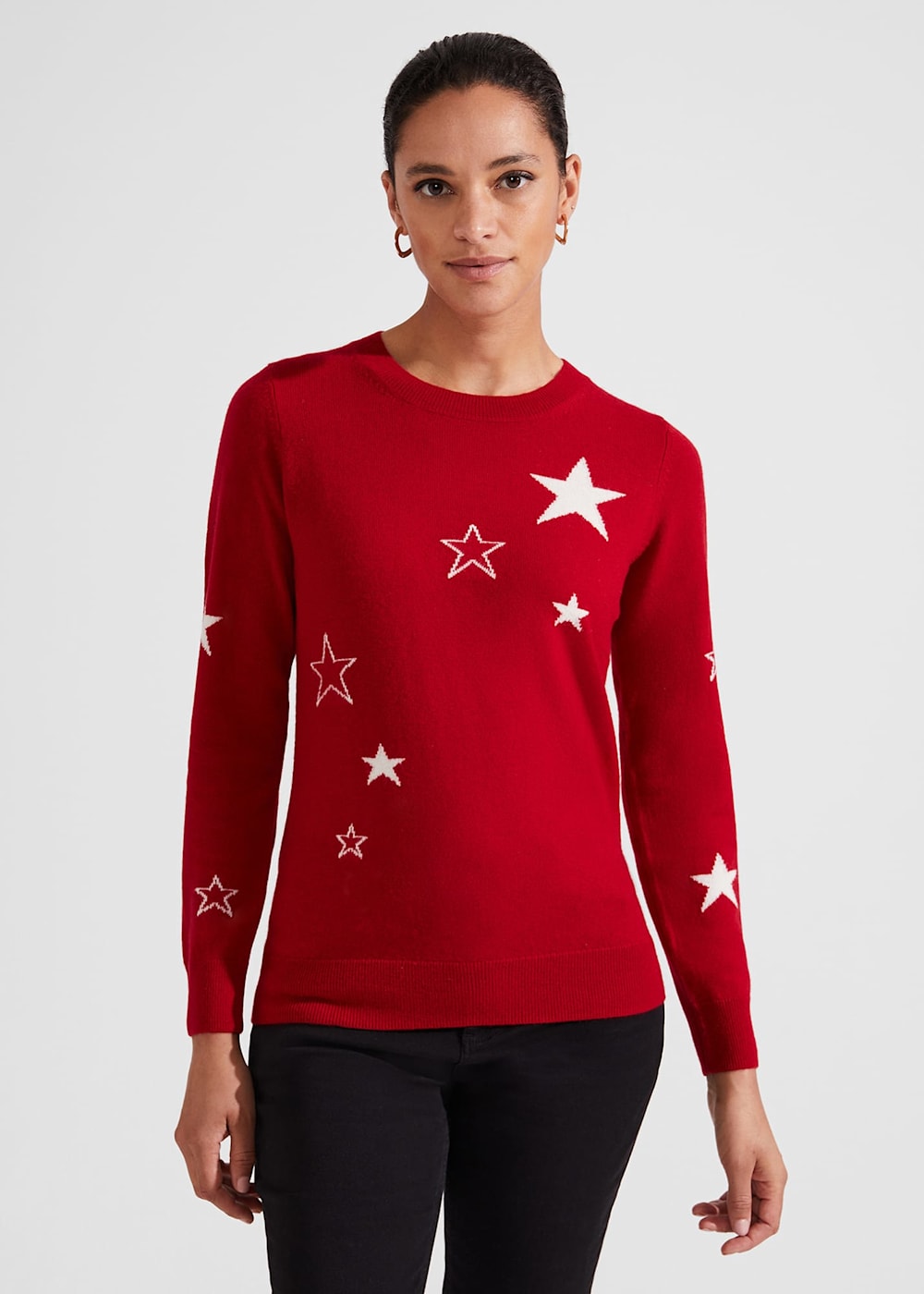 Samira Wool Cashmere Star Jumper Hobbs ROW