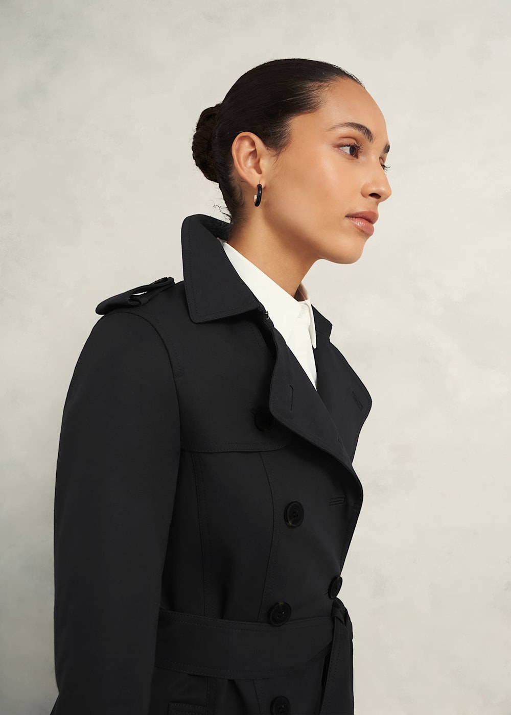 Saskia Shower Resistant Trench Coat Hobbs ROW