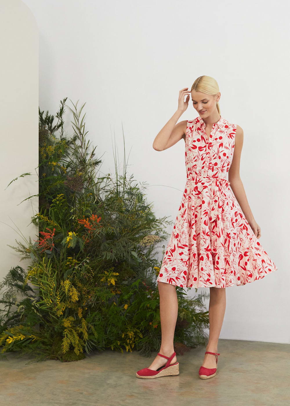 Hobbs belinda spot dress shop