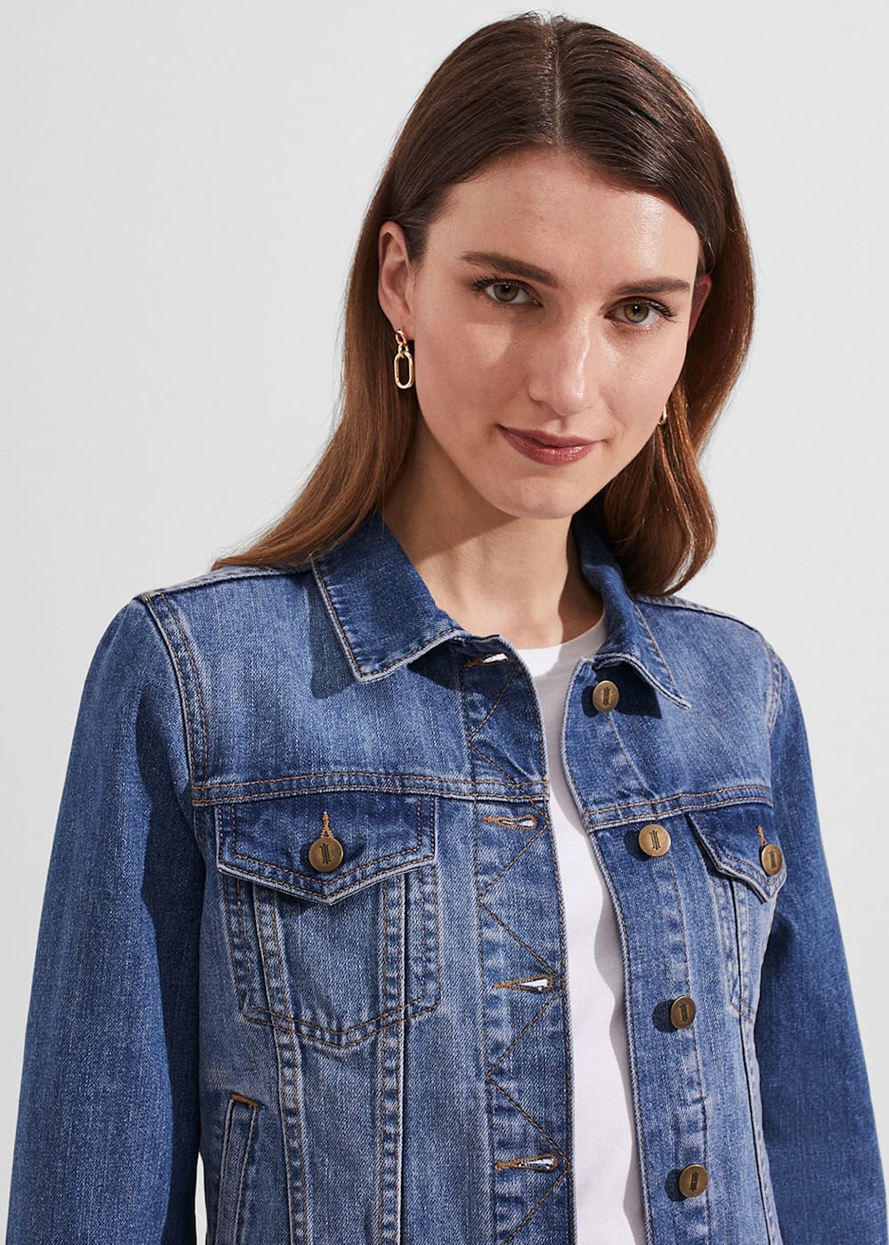 Hobbs denim jacket sales