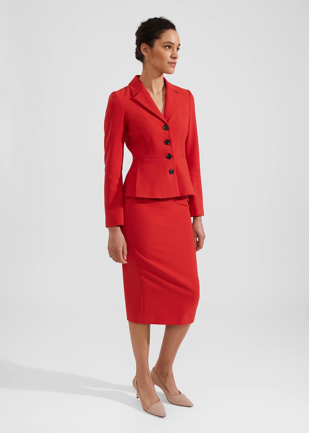 Skirt suit outfit hot sale