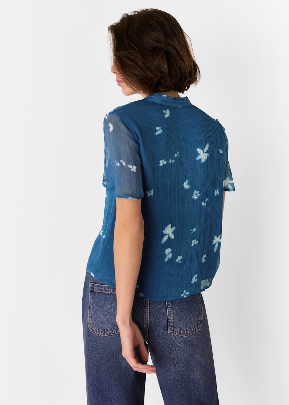 Whistles Sun Bleached Floral Blouse Whistles Sun Bleached Floral Blouse