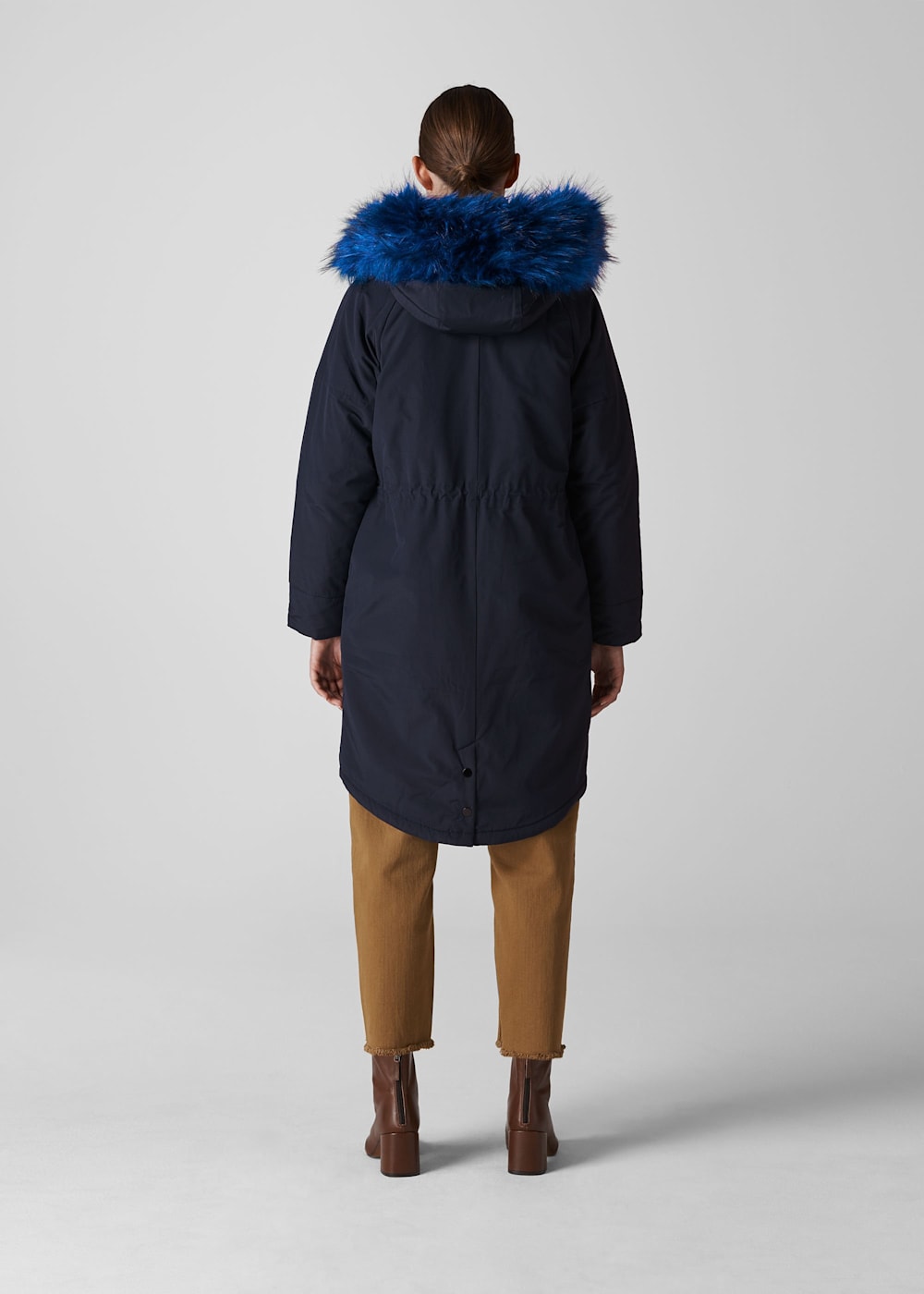 Navy Megan Casual Parka