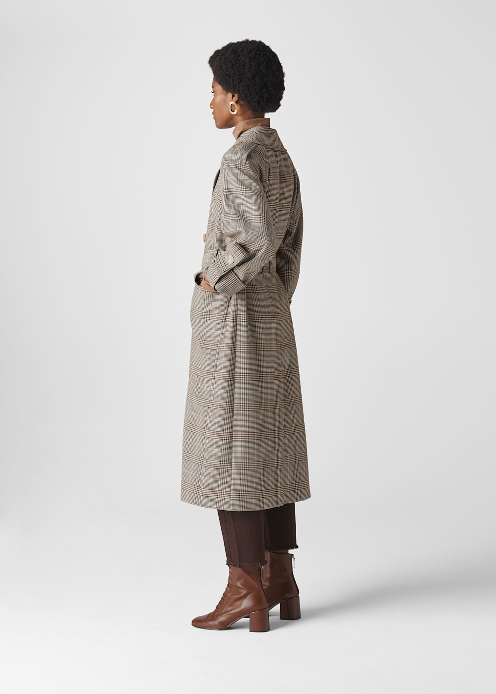 Check Trench Coat | Check Trench Coat |