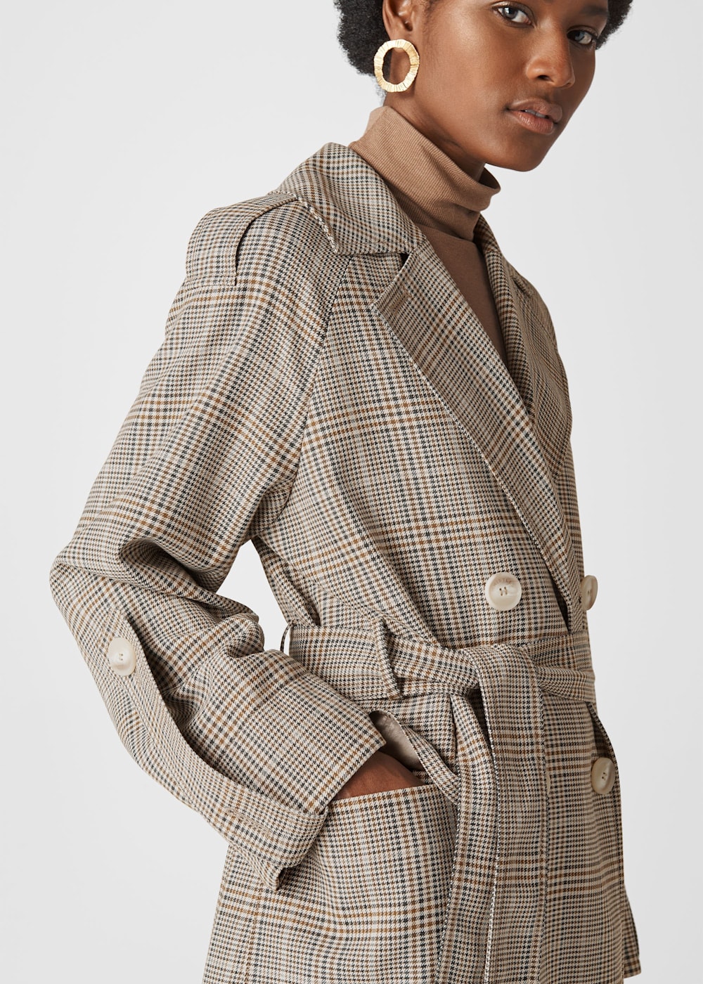 Check Trench Coat | Check Trench Coat |