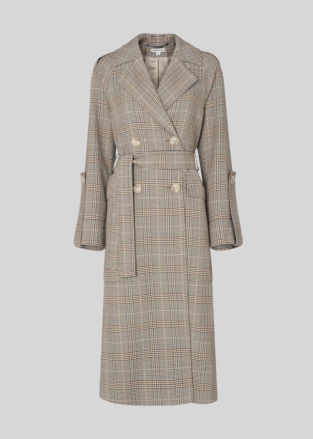 Check Trench Coat | Check Trench Coat |